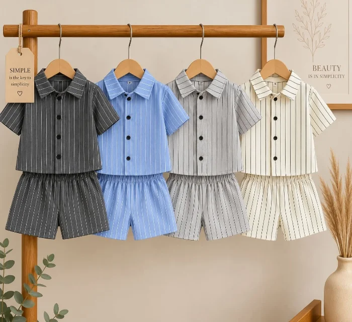 Conjunto Rayado Camisa