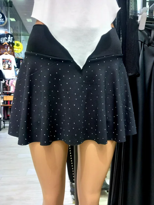 Short Pollera con Stras