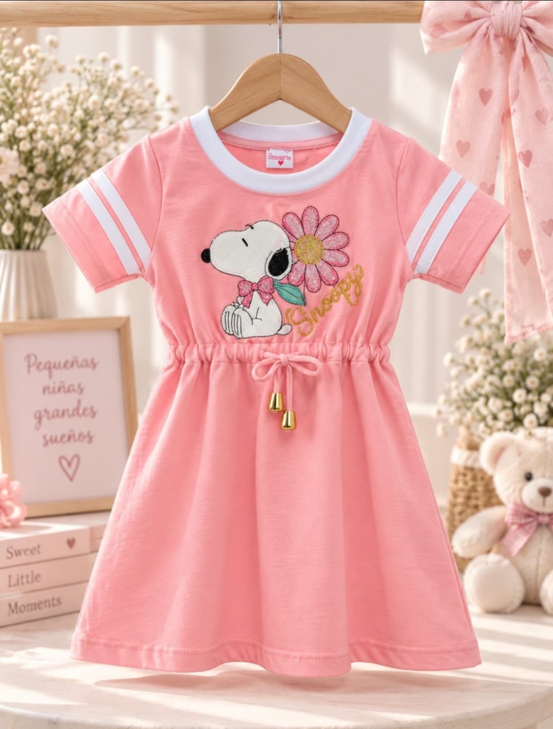 Vestido de Snoopy Bordado  Nenas - Imagen 2