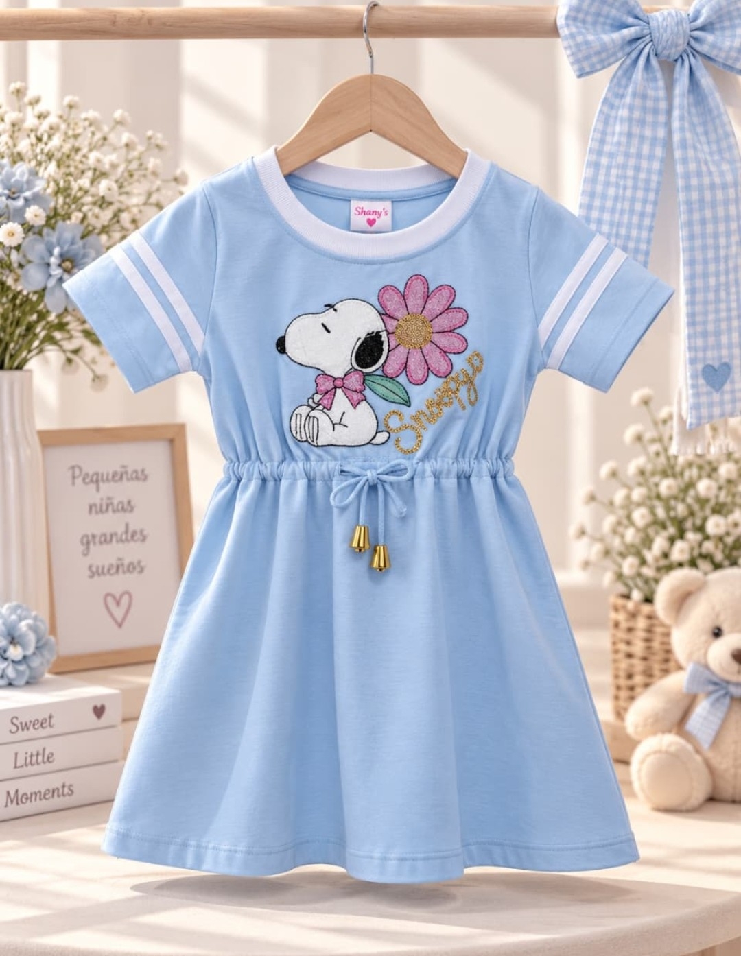 Vestido de Snoopy Bordado  Nenas - Imagen 4