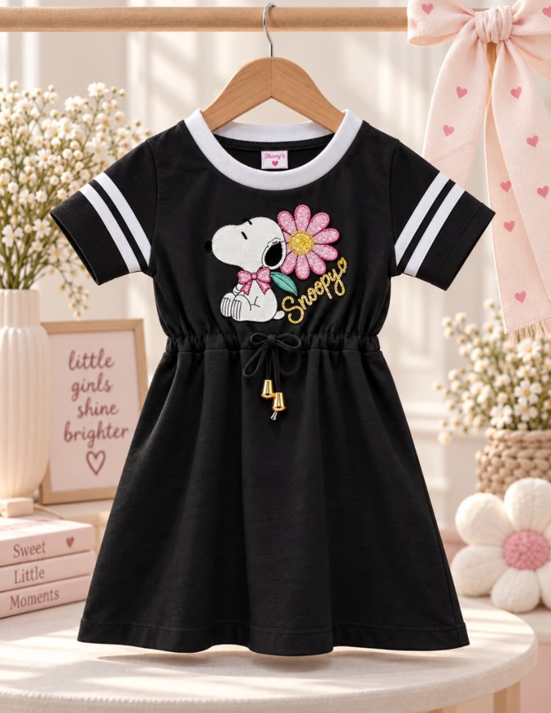 Vestido de Snoopy Bordado  Nenas - Imagen 5