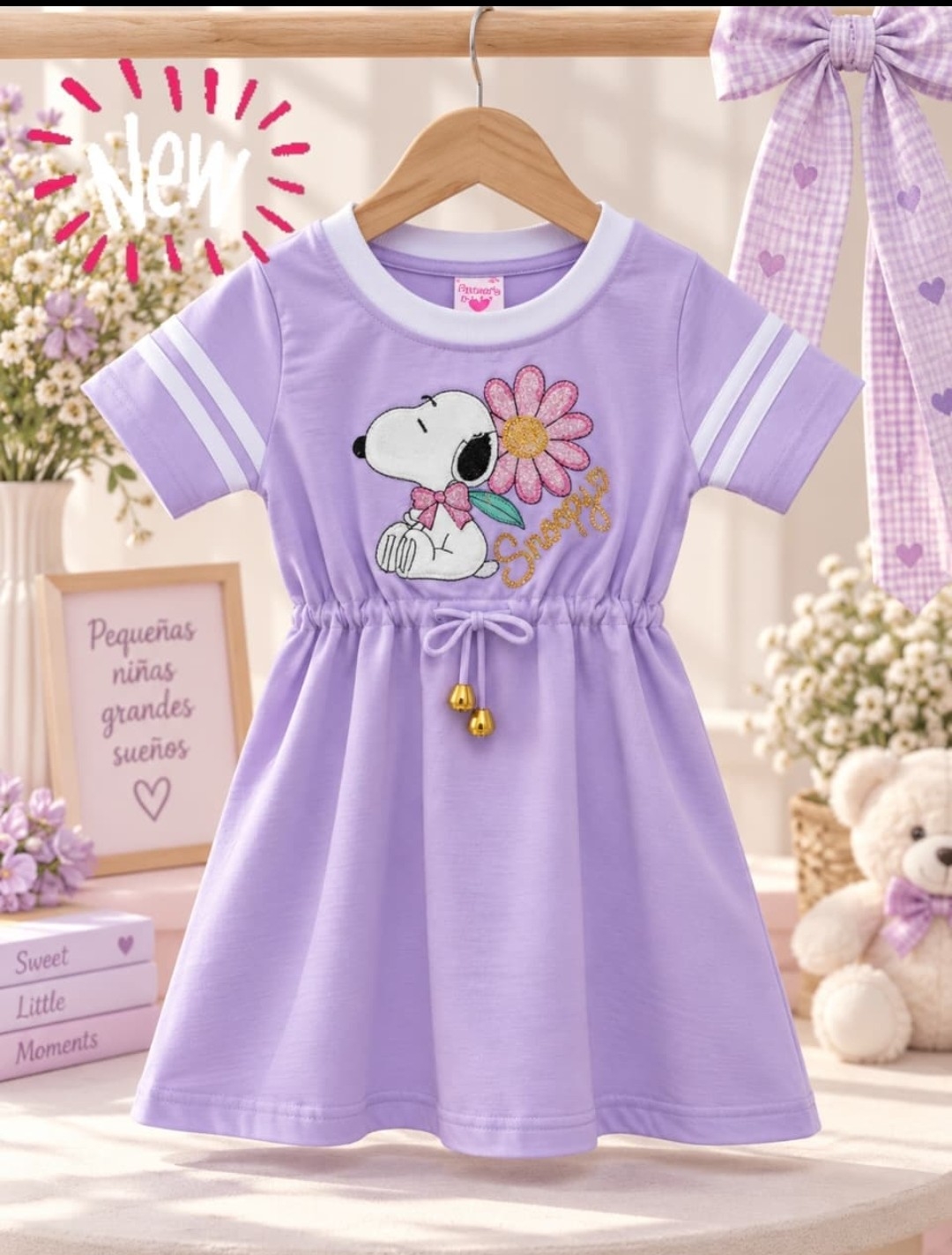 Vestido de Snoopy Bordado  Nenas - Imagen 6