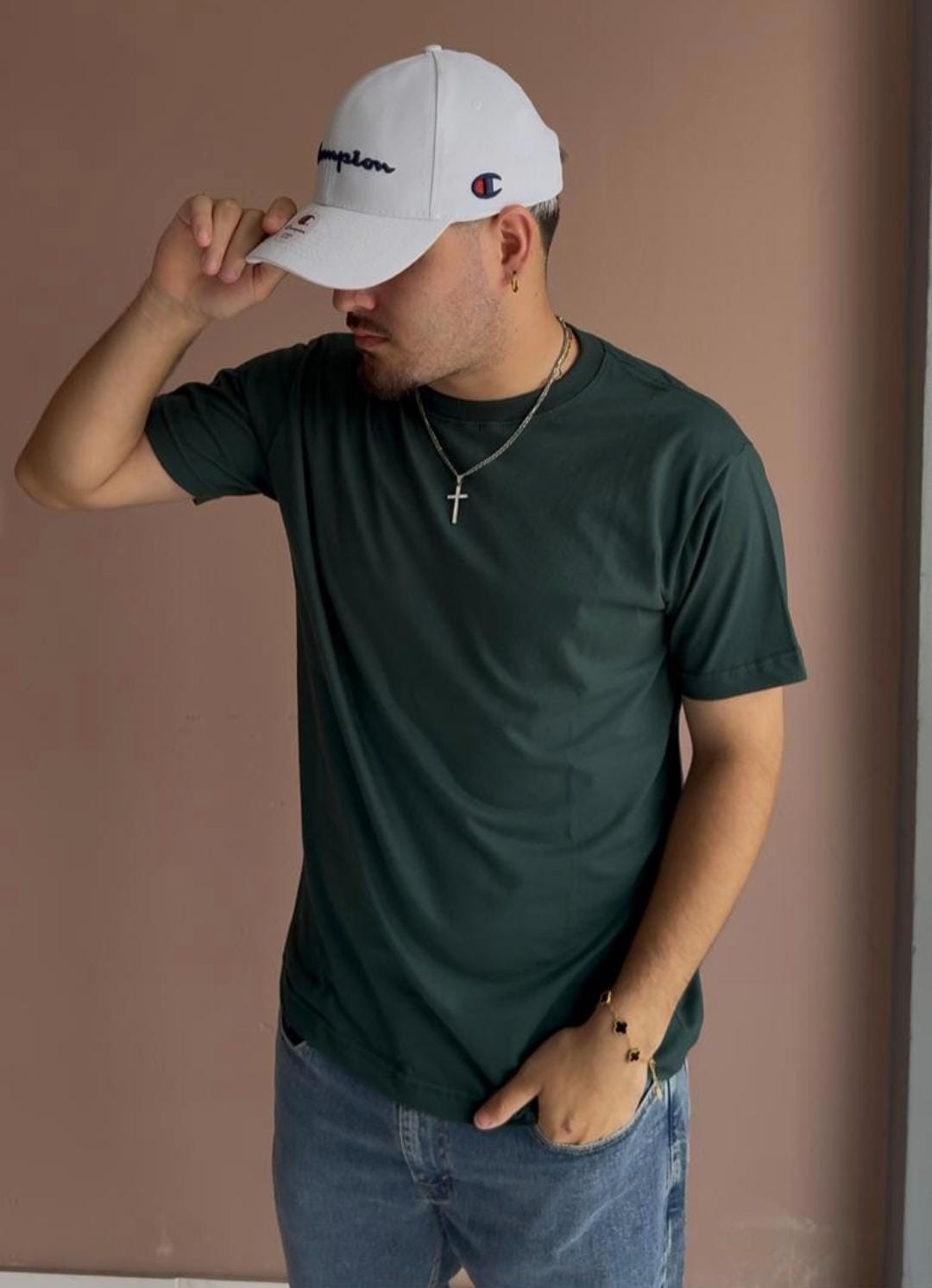 Remera Lisa, Algodón Peinado - Imagen 4