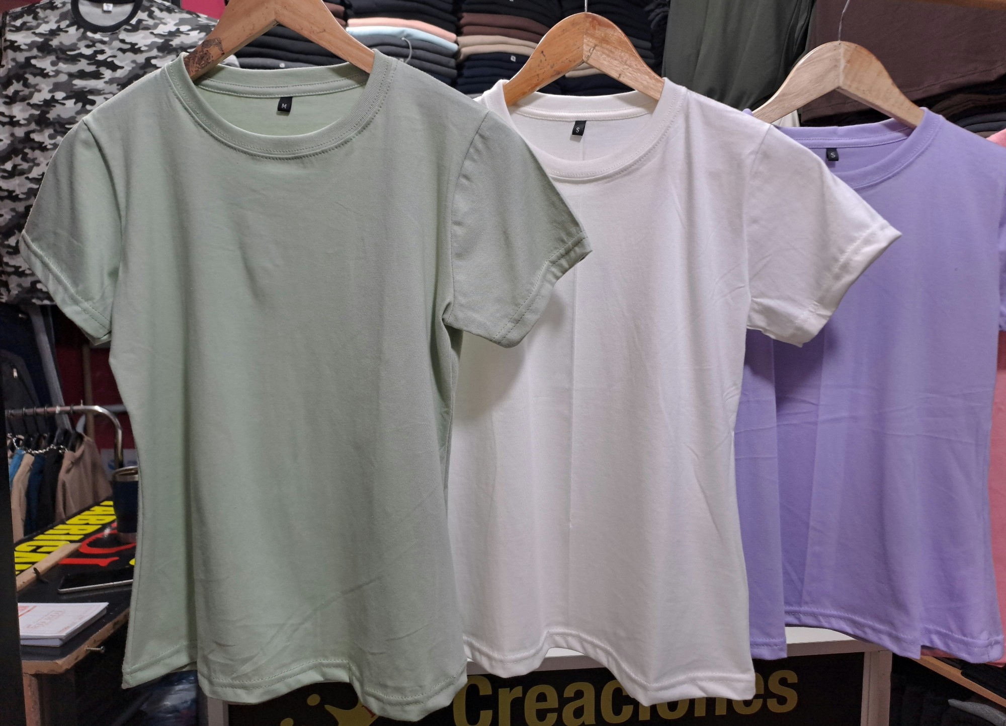 Remera Dama, Algodón Peinado - Imagen 2