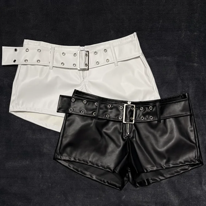 Short Tiro bajo con Cinto