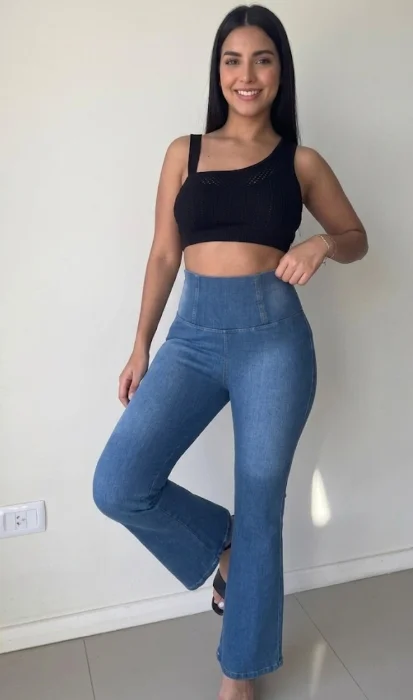 Jean Calza con Faja Importada