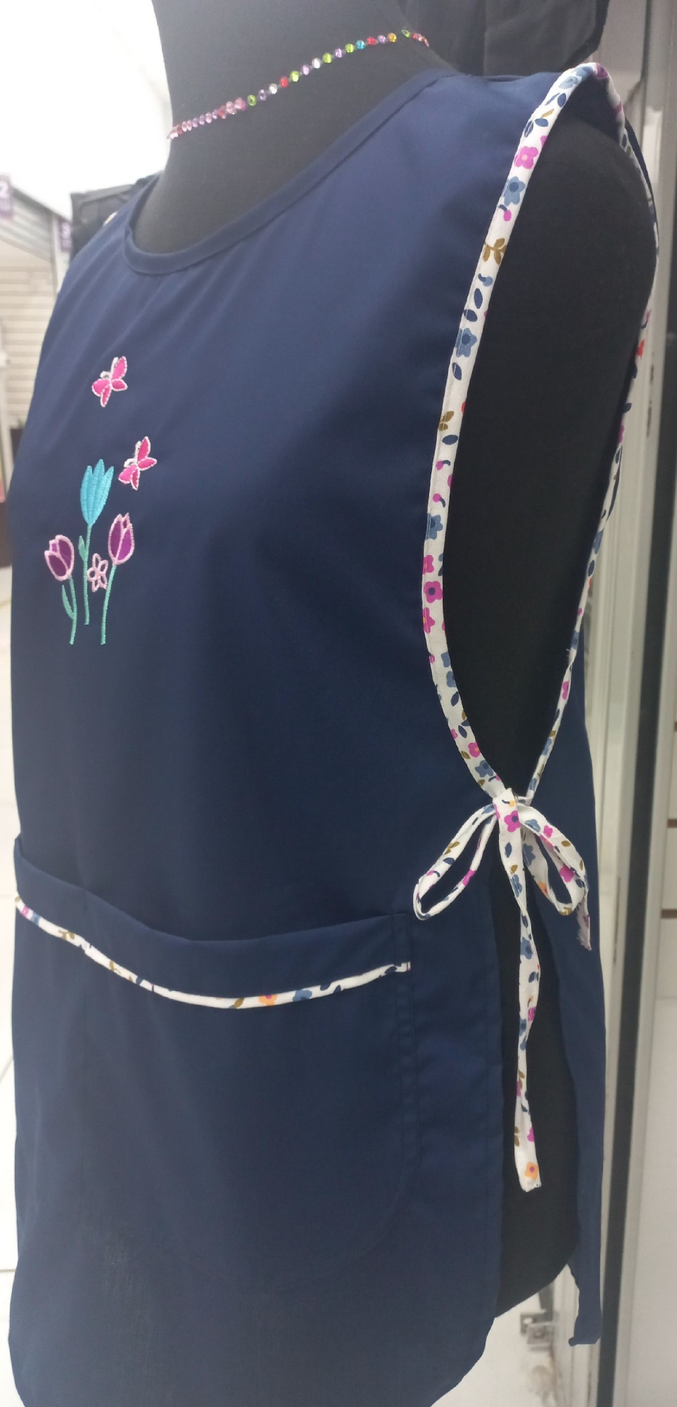 Delantal de Maestra Poncho - Imagen 4