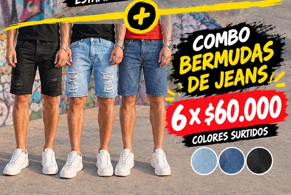 Pack por 6 Bermudas - Imagen 6