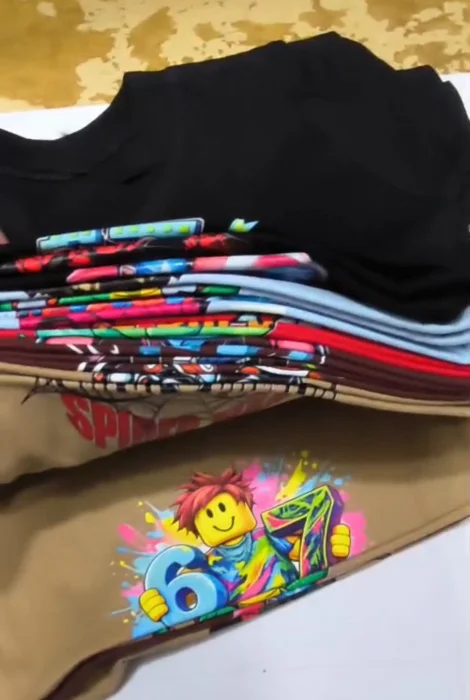Remeras Algodón Estampado de Nene 6 al 16
