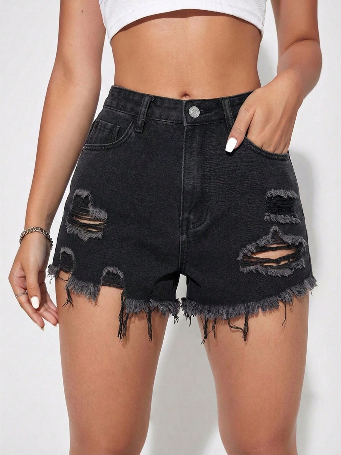 Short Jeans Mom Tendencia - Imagen 2