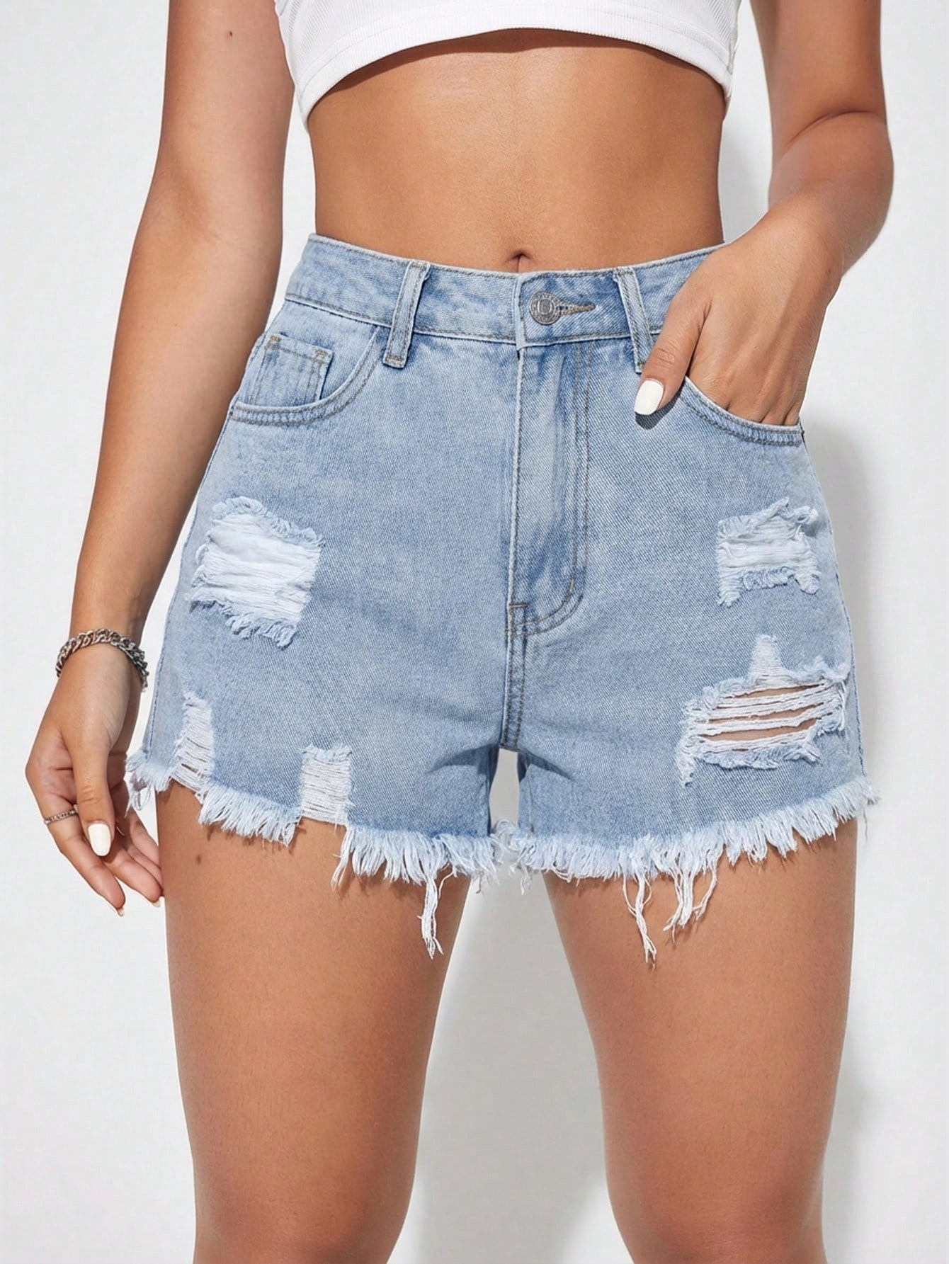 Short Jeans Mom Tendencia - Imagen 3
