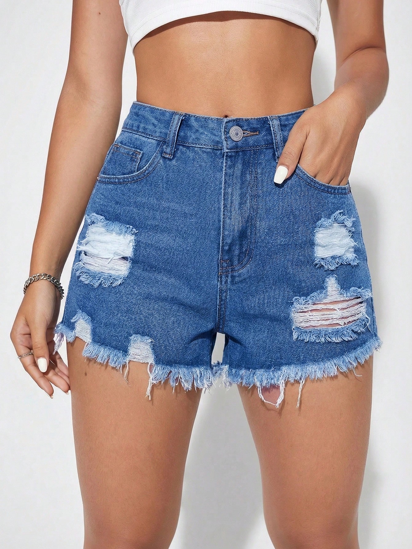 Short Jeans Mom Tendencia - Imagen 4