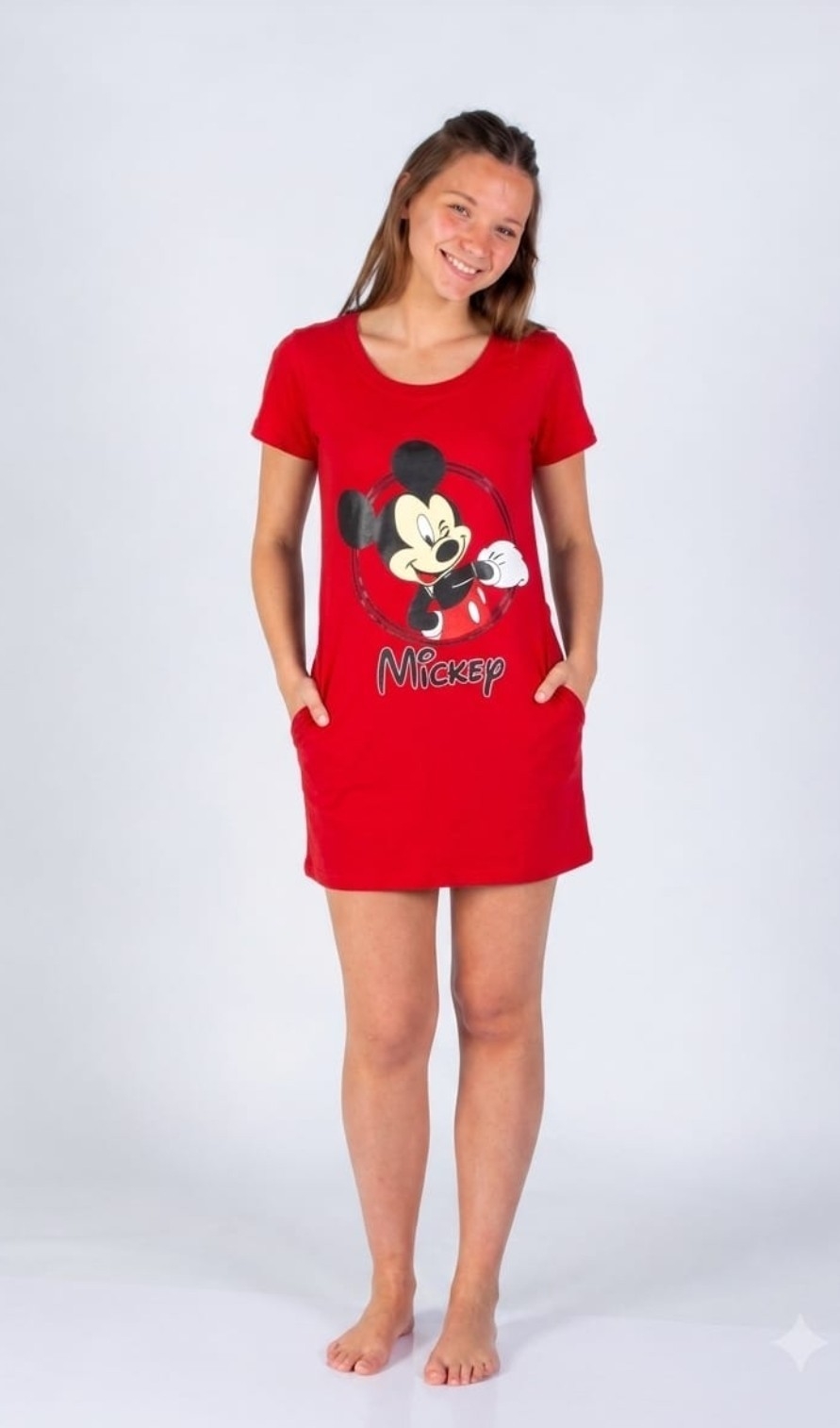 Vestidos de Algodón Estampados con Bolsillo - Imagen 2