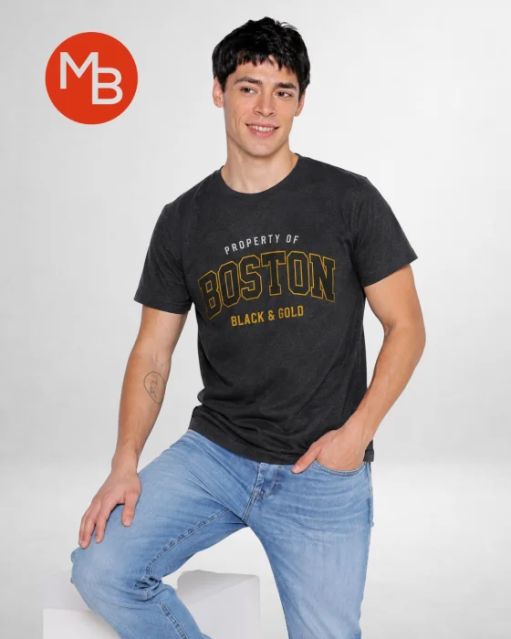 Remera Estampada Manga Corta