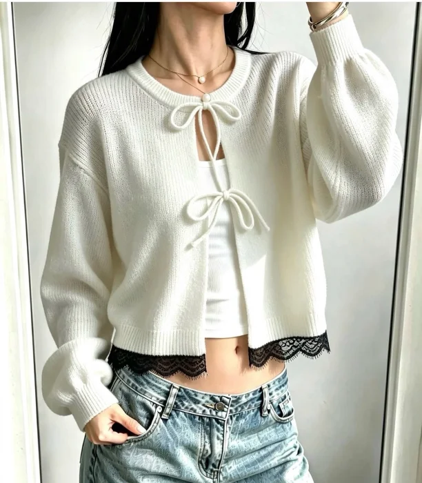Cardigan de Hilo