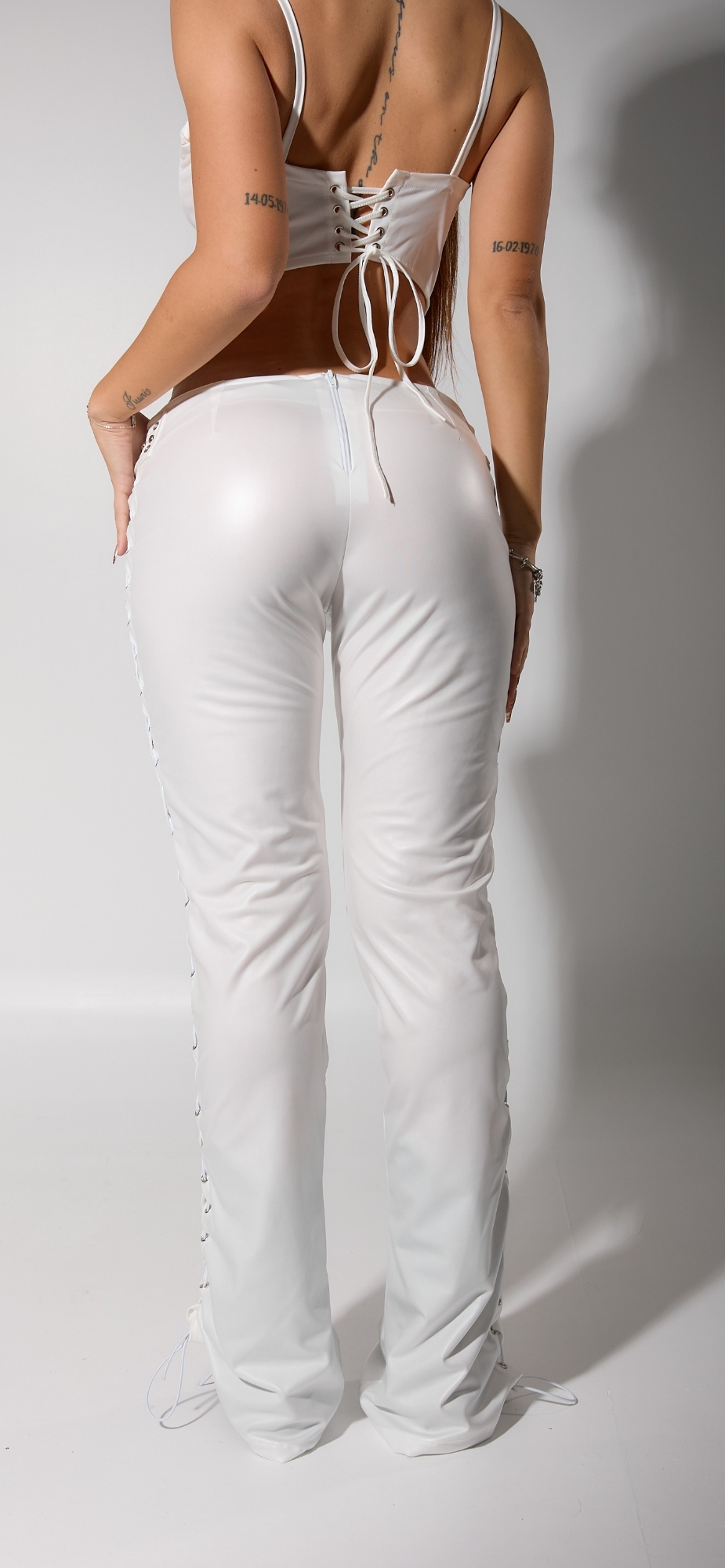 Pantalon Cuerina Punto Fino - Imagen 3