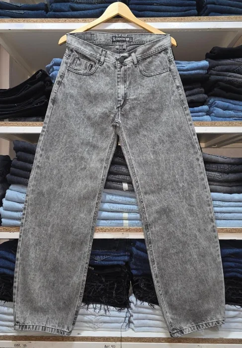Pantalón Maxi Baggy Gris Nevado Clásico