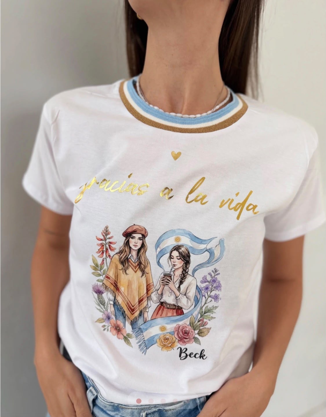 Remera Cuello Tejido - Imagen 6