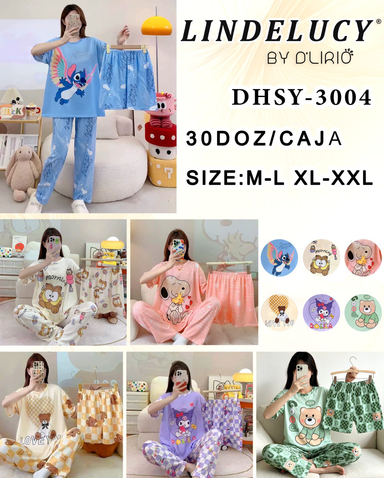 Pijamas  3 Piezas - Imagen 2