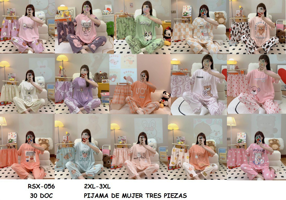 Pijamas  3 Piezas - Imagen 3