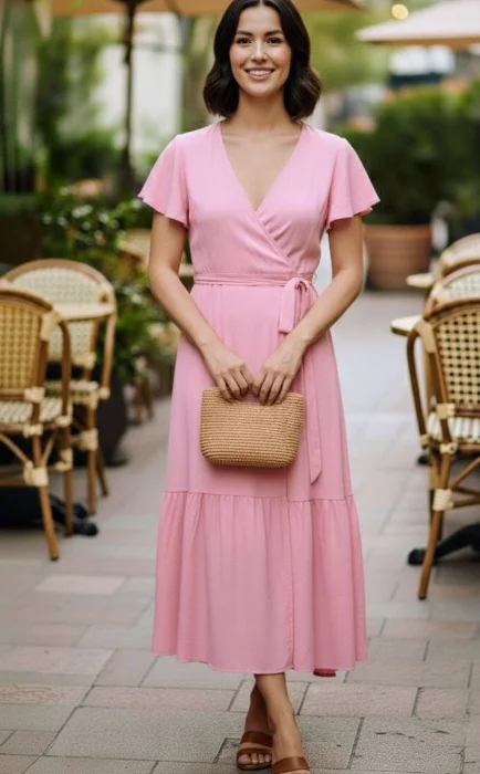 Vestidos de Lino Cruzado