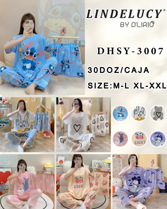 Pijamas 3 Piezas