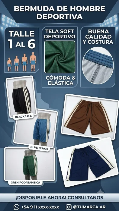 Bermudas Sof Deportivo