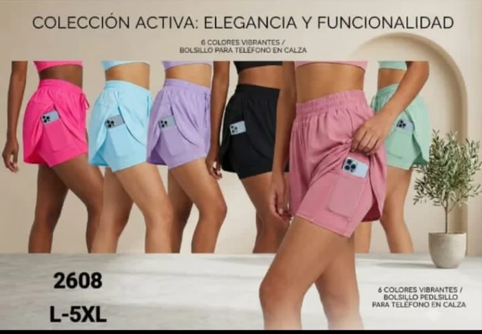 Shorts con Colsa Mujer