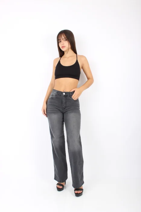 Wide Elast Gris Gastado