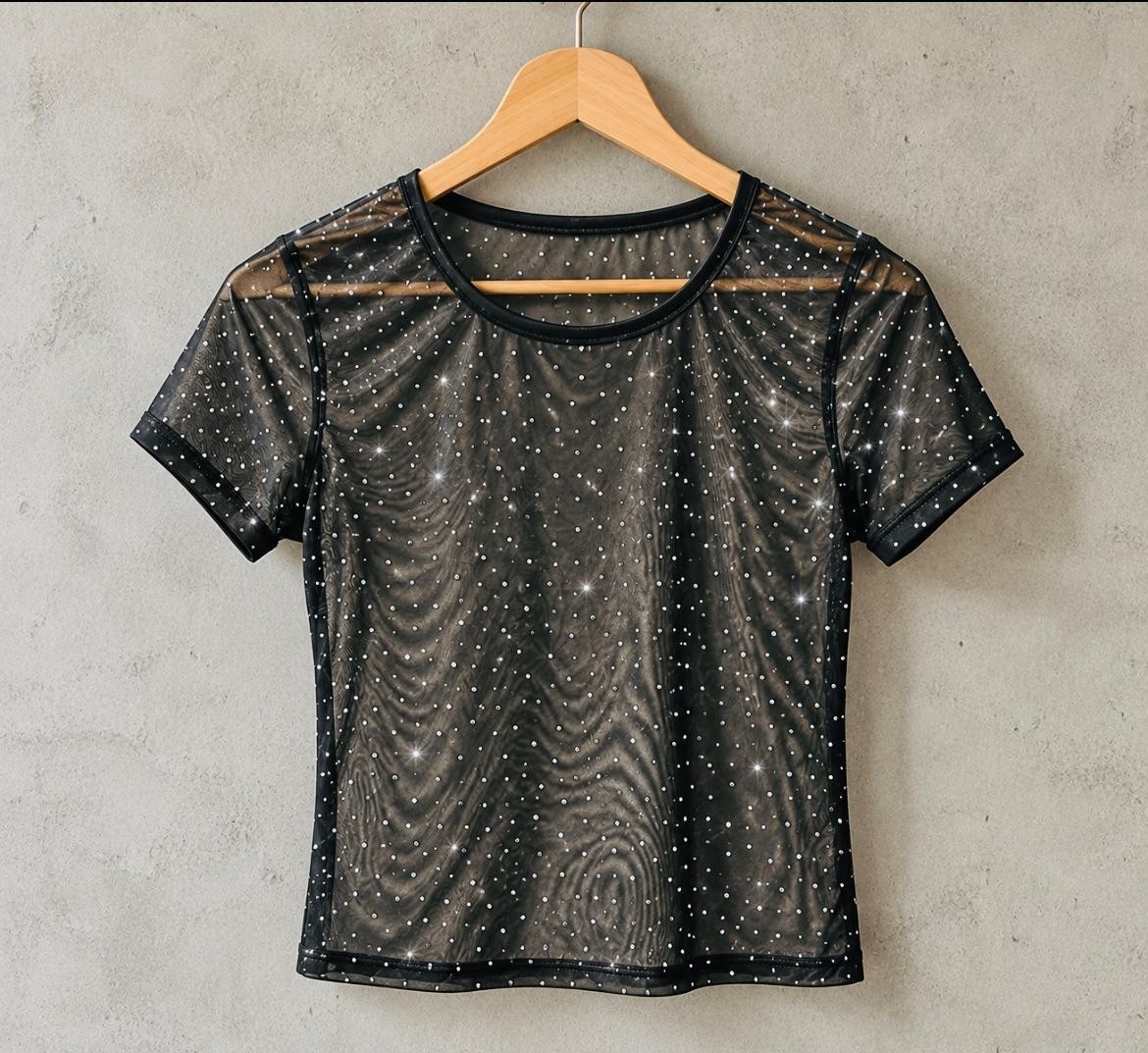 Remera Microtul con Strass - Imagen 2