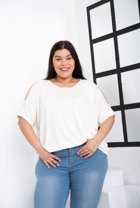 Remera Modal Hombro Descubierto