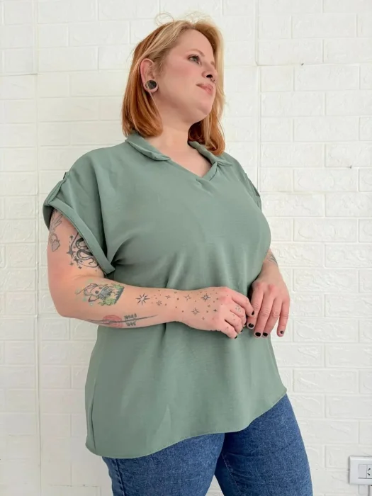 Blusa Lino Cey Talles Grandes