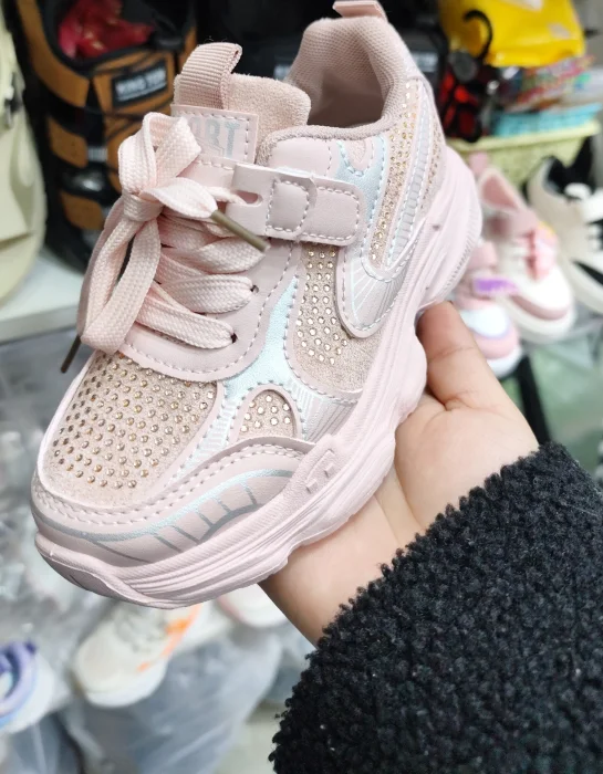 Zapatillas de Niña con Brillo