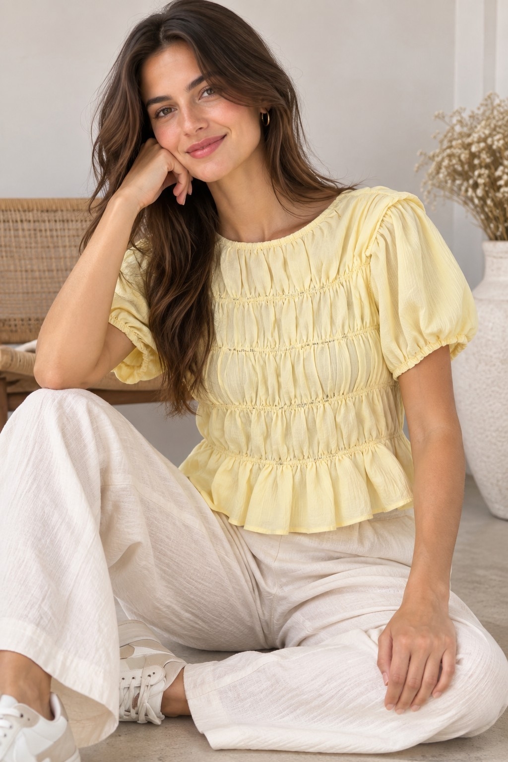 Blusa Nido de Abeja - Imagen 3