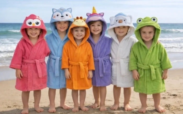 Bata de Baño Secado Rápido Niños