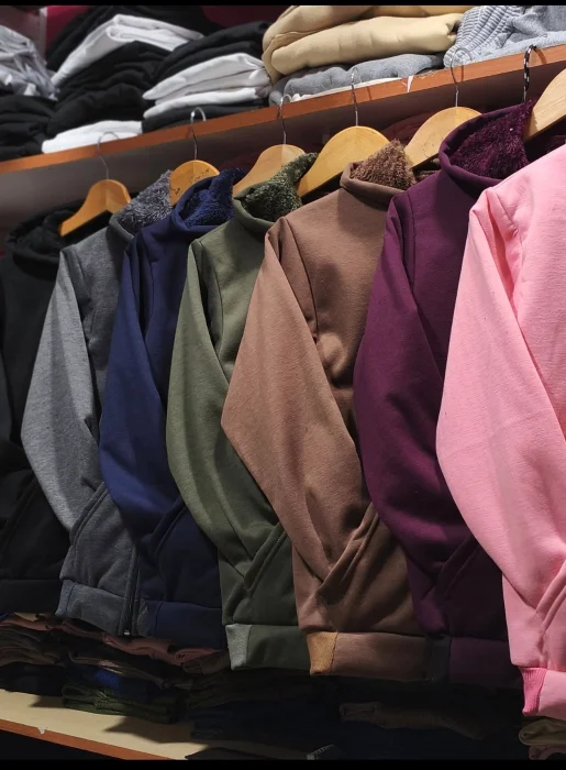 Camperas de Jersey con Piel