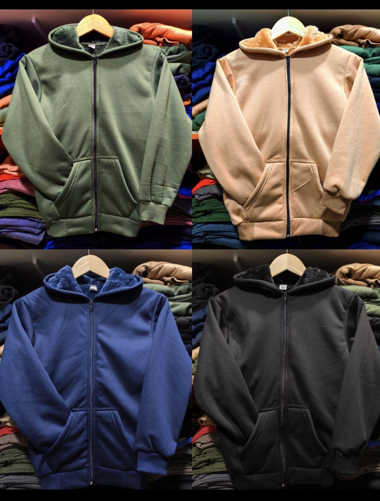 Camperas de Jersey con Piel - Imagen 2
