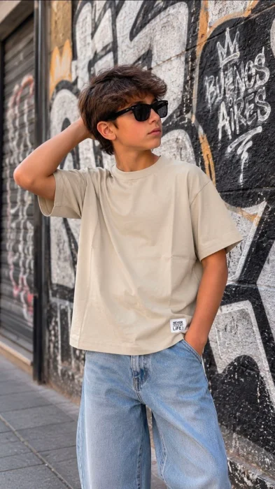 Remeras Oversize Clásico para Nene.