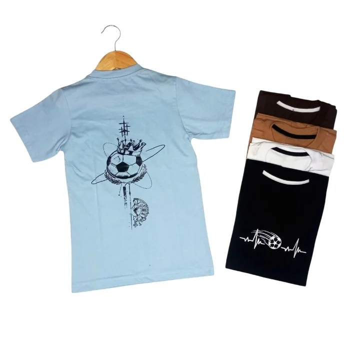 Remeras de Niño Doble Estampado