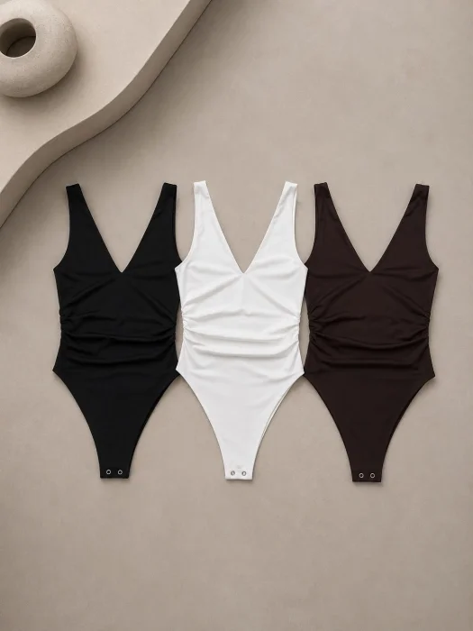 Art9272 Body Escote V Frunce