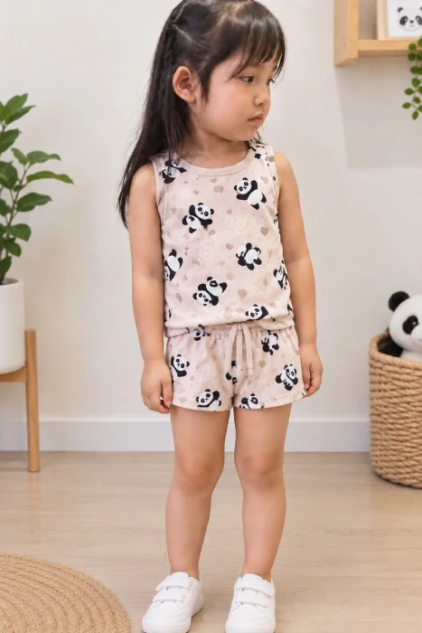 Conjunto de Nena Morley Estampado Short y Musculosa