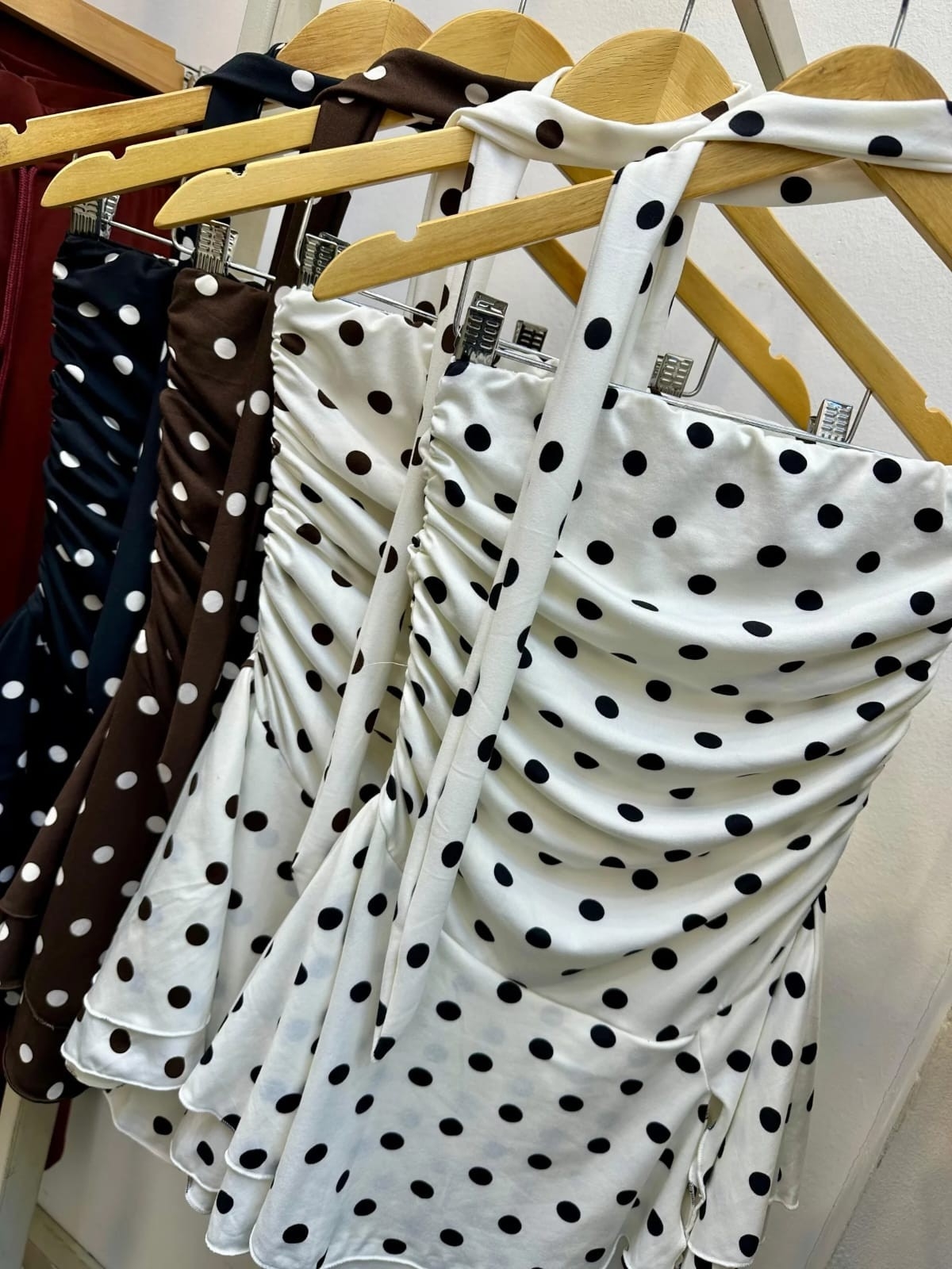 Vestido Tendencia Estampado Lunares - Imagen 2