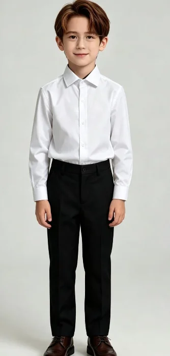 Camisa Niño Elastizado Liso