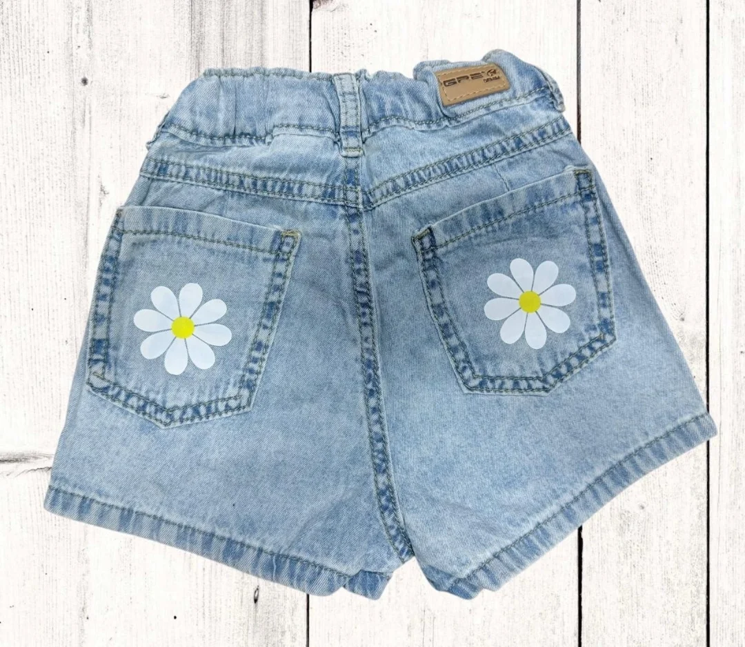 Short Nena Tela Camisero con Regulador - Imagen 2