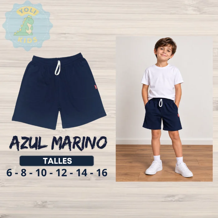 Short Rustico Escolar Colegial Nene