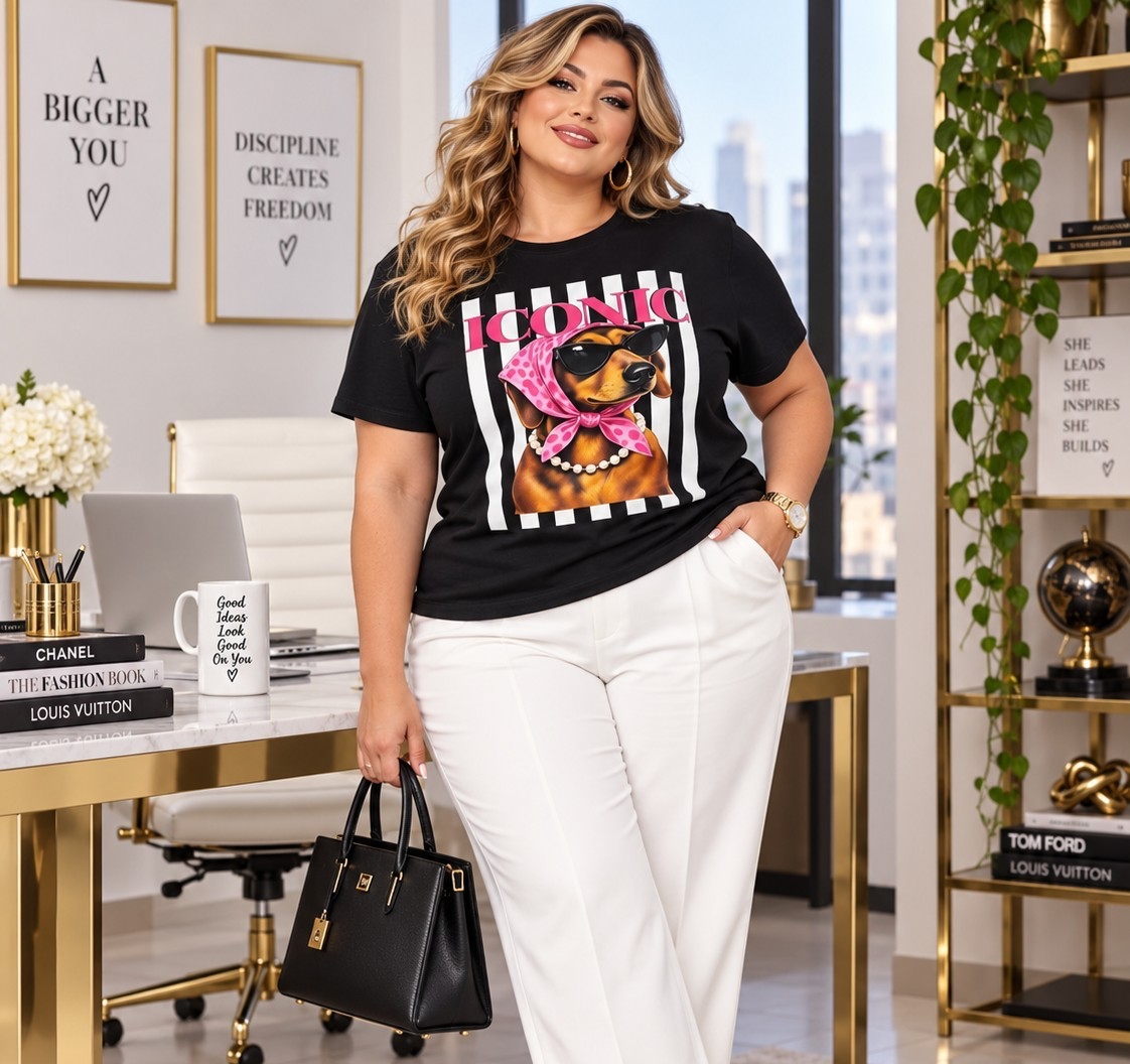 Remeras Estampadas de Modal Soft Talle Especial - Imagen 3