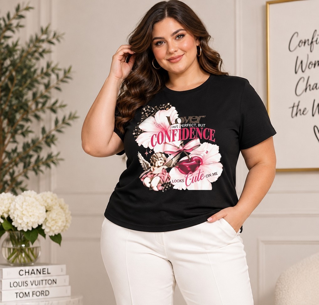 Remera Estampada Modal Soft Talle Especial - Imagen 3