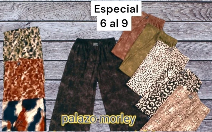 Palazo Talles Especiales Morley Estampado Dama