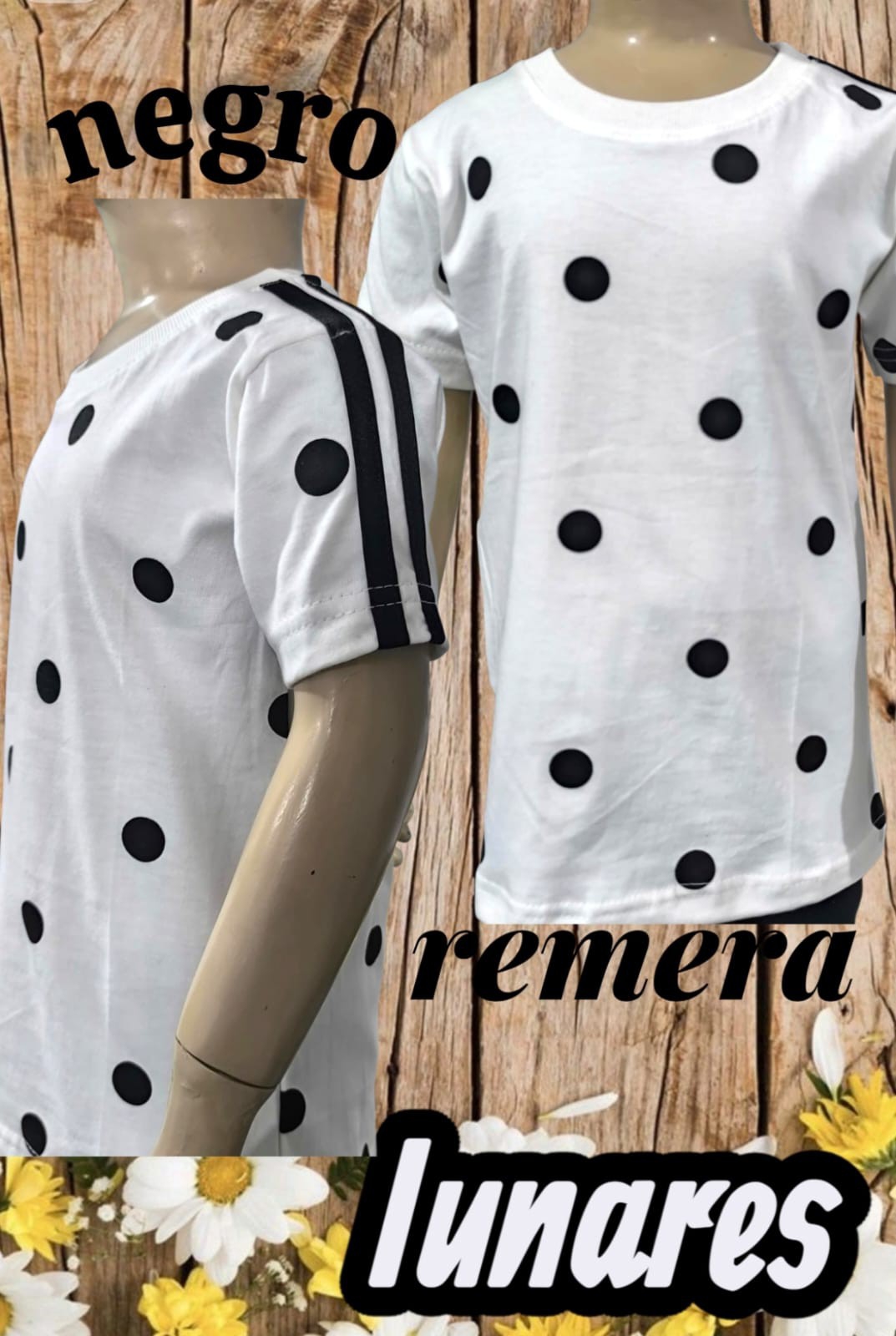 Remera Lunares Nena - Imagen 2
