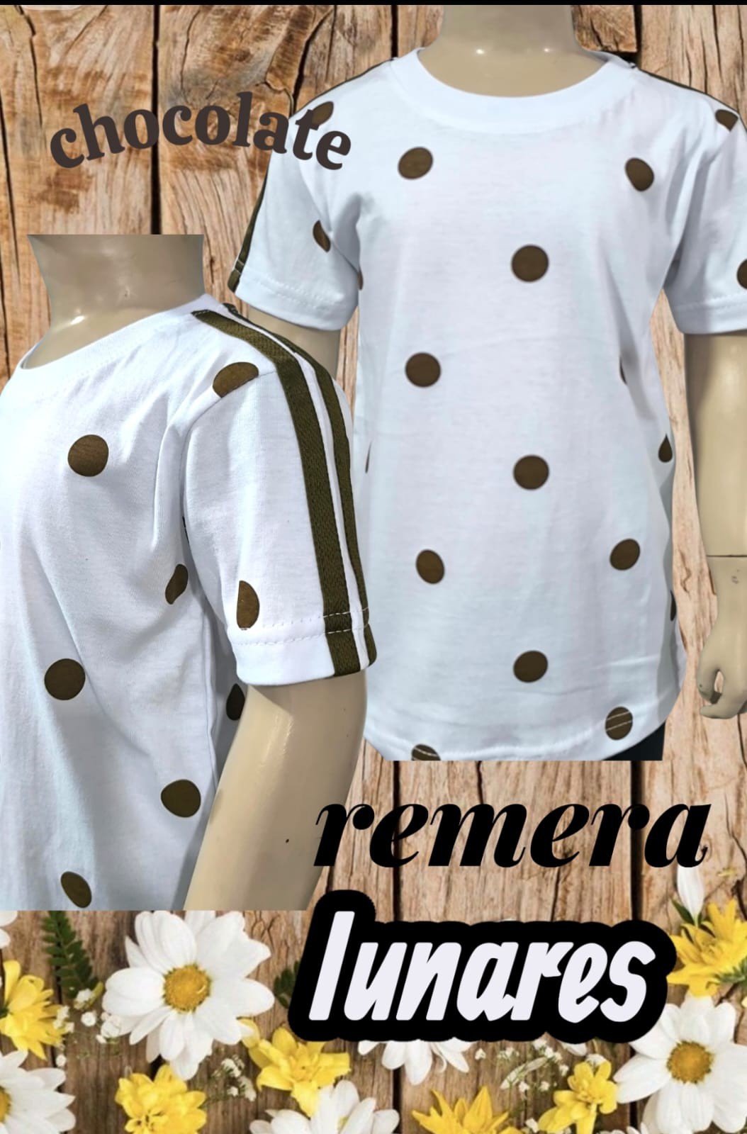 Remera Lunares Nena - Imagen 3